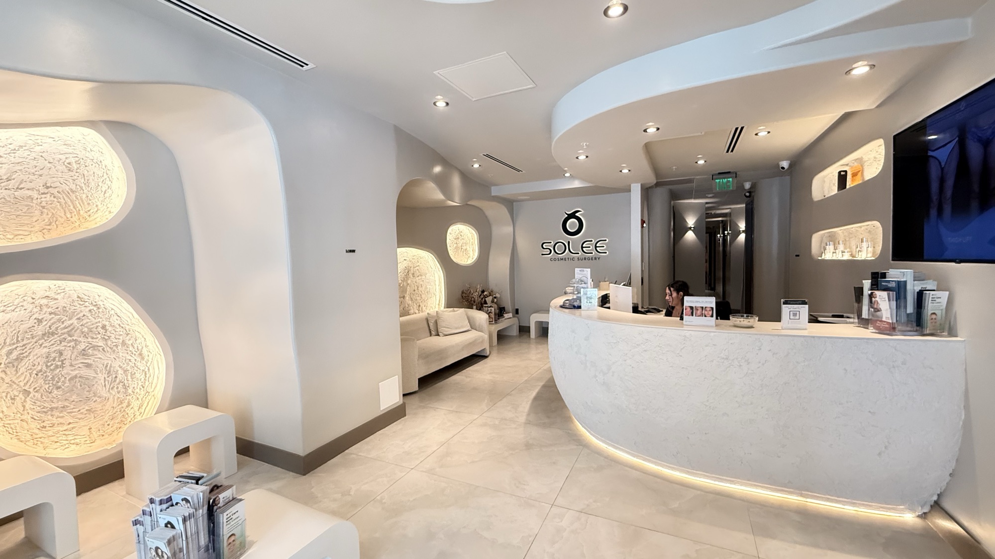 Solee Cosmetic Surgery, Fort Lauderdale FL · Interior design · Design and vendor coordination through installation · Built project