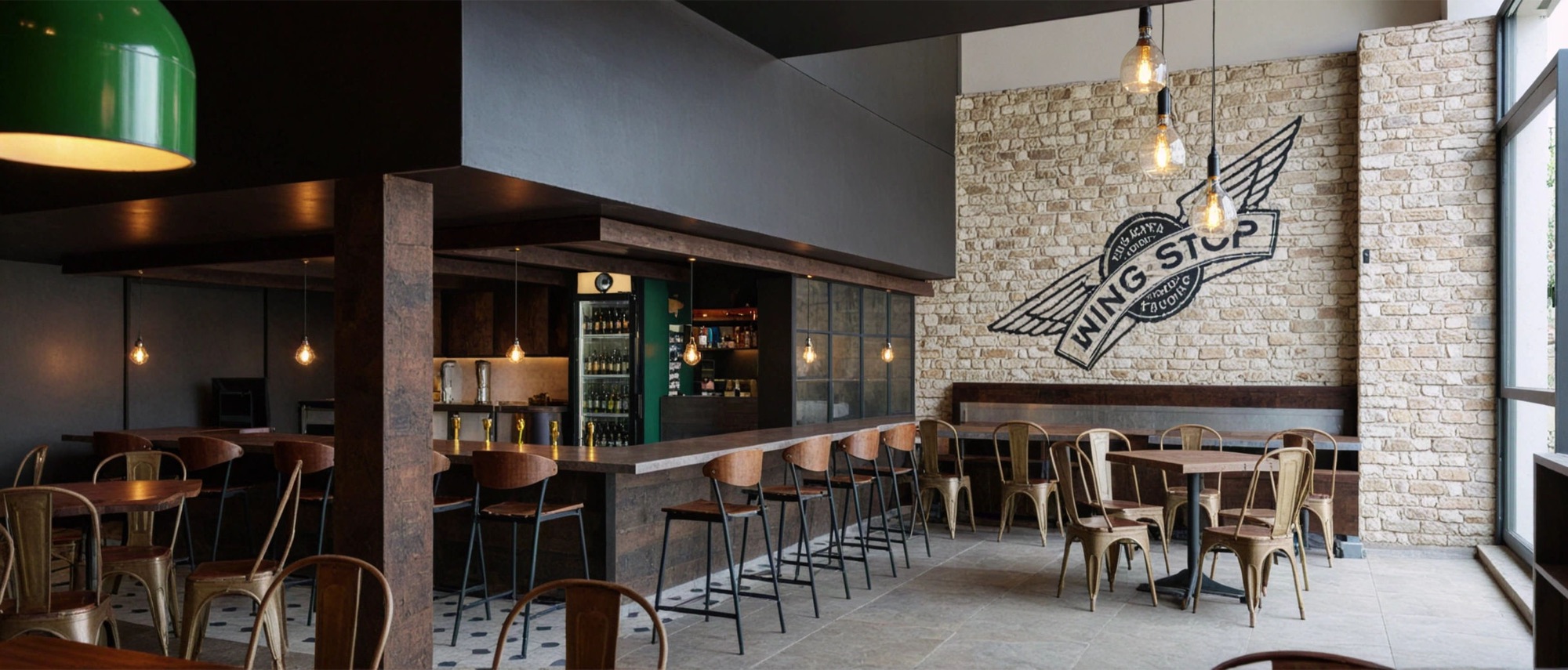 Wingstop, Colombia · Design for franchisee · Built project · Track record